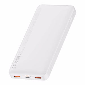 Внешний аккумулятор Baseus Bipow 10000мАч 20W (белый)