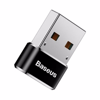 Baseus OTG adapteris mini USB-C – USB konvertētājs melns