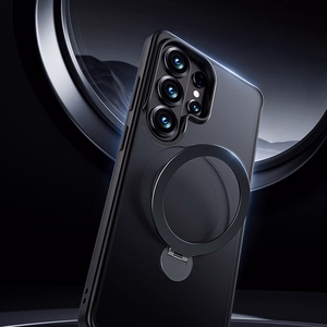 Benks Magnētiskais miglas futrālis ar statīvu (A050) priekš Samsung Galaxy S26 Ultra black