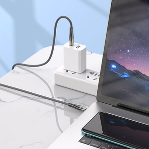 Kabelis USB-C uz USB-C Hoco 3A 60W 1,2 m U121 melns