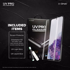 UV PRO Rūdītais stikls X-ONE - Samsung Galaxy S20 (apvalka draudzīgs)