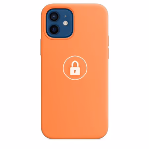 Phone Maciņš "Silicone Maciņš v2" priekš iPhone 12 Pro Max / Kumquat / in package