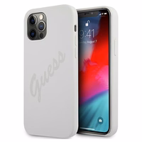 Guess GUHCP12LLSVSCR iPhone 12 Pro Max 6.7" kremīgs kietais vāciņš Script Vintage