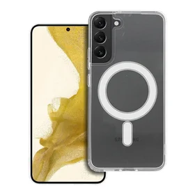 CLEAR MAG COVER magnētiskais viedtālruņa apvalks, saderīgs ar MagSafe, paredzēts SAMSUNG S22 Plus, caurspīdīgs