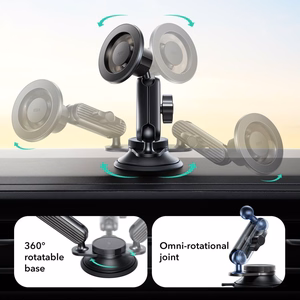 ESR Omnilock Magnetic MAGSAFE Dashboard Car Mount melns