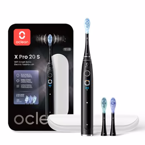 Oclean X Pro 20 S elektriskā zobu birste, melna