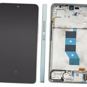 LCD ekrāns Xiaomi Redmi Note 14 5G ar skārienekrānu ar rāmi Coral Green oriģināls (service pack)