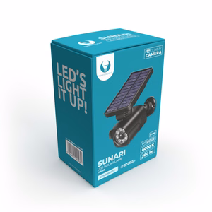 Forever Light Solar LED Lampa SUNARI FLS-25 SMD PIR dummy camera 4W 300lm 6000K 1500mAh Li-Ion