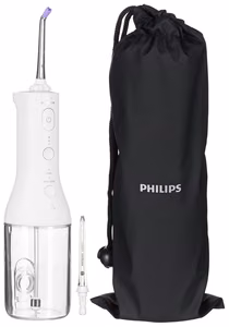 Philips Sonicare Power Flosser bezvadu mutes irigators HX3826/31 – 1 uzgalis, 250 ml, balts