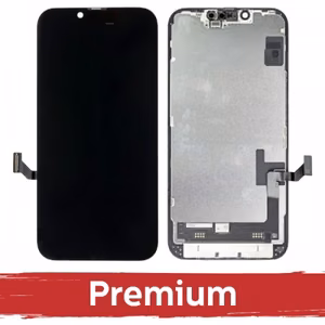 LCD displejs saderīgs iPhone 14 melns (SOFT OLED / Stable / Premium) *Self-Diagnosable*