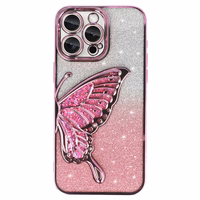 Tel Protect Butterfly Ūdens futrālis Iphone 16 Pro Max rozā krāsā