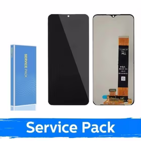 LCD Displejs Saderīgs ar Samsung A235 A23 / M236 M23 / M336 M33 Melns (Service Pack / Aftermarket)(NF version)