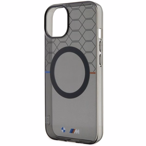 Apvalks BMW BMHMP14SHGPK iPhone 14 6.1" pelēks/pelēks Raksts MagSafe