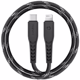 ENERGEA Kabelis Nyloflex USB-C - LightningC94 MFI 3m melns/black
