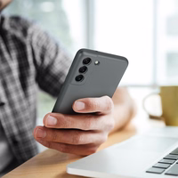 METALLIC viedtālruņa apvalks SAMSUNG S25 FE - pelēka