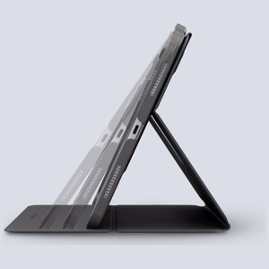 Uniq Rovus Snapmount Magnētiskais 360 Rotējošs Noņemams apvalks iPad Air 11" 2024 / 2025 / iPad Air 10.9" 2020 / 2022 - pelēks