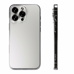 Puro 03 Nude Silikona apvalks iPhone 16 Pro Max - caurspīdīgs