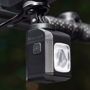 Rockbros M8 1600lm front bike light with remote control 10m rechargeable 4000 mAh - black