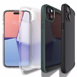 Spigen Ultra Hybrid vāciņš ierīcei iPhone 15 6.1", matēti melns