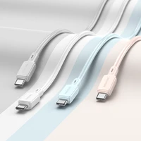 Borofone kabelis BX94 Crystal krāsa - USB uz Typ C - 3A 1 metrs gaiši rozā