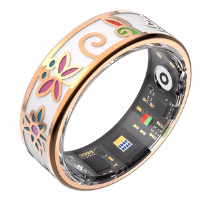 Forever Smartring Botanical SR-101 rozā zelts izmērs 8