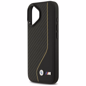 BMW M Carbon Line & Logo MagSafe Maciņš for iPhone 17 - dzeltens