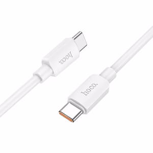 Cable USB C to USB C Hoco PD 6A 100W 1m X96 white