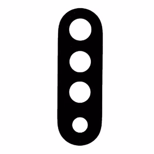 Xiaomi Redmi Note 8 Pro lens priekš camera Melns (only lens) ORG