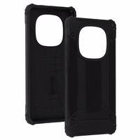 Viedtālruņa apvalks no oglekļa šķiedras (m) melns (m) paredzēts XIAOMI Redmi Note 14 Pro 4G