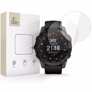 Tech-Protect Glass Fit+ 2-pack rūdītais stikls Garmin Fenix 7X / 7X Pro - caurspīdīgs