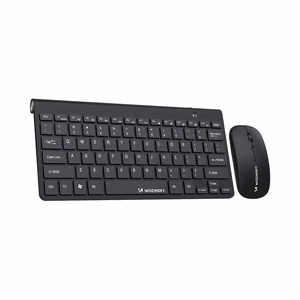 Wozinsky bezvadu tastatūras un kompaktās peles komplekts - melns