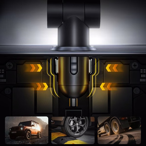 Orico Twin Reach 45W USB-A + USB-C auto lādētājs ar diviem izvelkamiem USB-C kabeļiem - melns