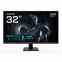 GIGABYTE GS32QA 32” QHD Gaming Monitor - 2560 x 1440, 180Hz, 1ms, 300 cd/m², FreeSync Premium, HDR Ready, HDMI 2.0, Displayport 1.4