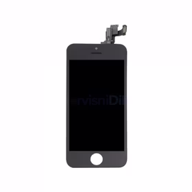 LCD Displejs Saderīgs ar iPhone 5S / SE Melns (Copy / Standard Quality)