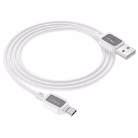 Kabelis USB A uz Micro USB Hoco 2,4A 1 m X108 balts