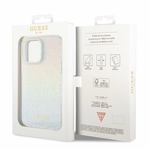 Guess IML Faceted Mirror Disco Iridescent viedtālruņa apvalks iPhone 13 Pro Max - vairākrāsains