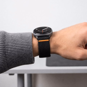 Tech-Protect Nylon Clasp siksniņa modelim Samsung Galaxy Watch 40/44/46 mm – melna