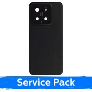 Aizmugurējais vāks saderīgs ar Xiaomi 14 / Melns / (Service Pack)