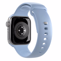 Puro Icon silikona siksniņa Apple Watch 42/44/45/49 mm - gaiši zils (2 gab.)