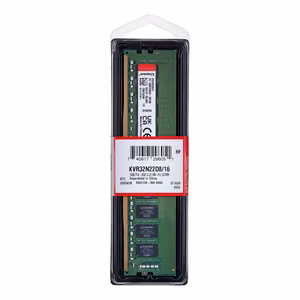 Kingston Technology ValueRAM KVR32N22D8/16 atmiņas modulis 16 GB 1 x 16 GB DDR4 3200 MHz