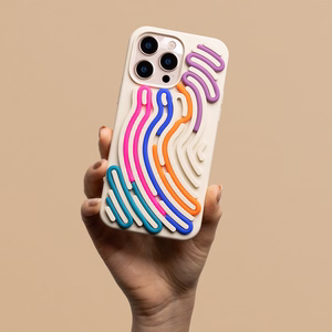 DIY Snake maciņš iPhone 16 Pro 6,3" bēšs