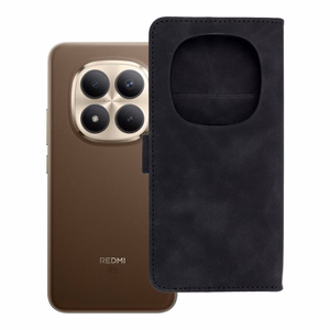 TENDER Grāmatas futrālis priekš XIAOMI Redmi Note 15 PRO PLUS 5G melns
