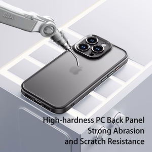 Rock Guard Touch Matte sērijas viedtālruņa apvalks Iphone 16 Plus melns