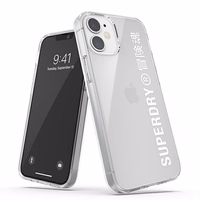 SuperDry Snap iPhone 12 mini Clear Case balts 42593