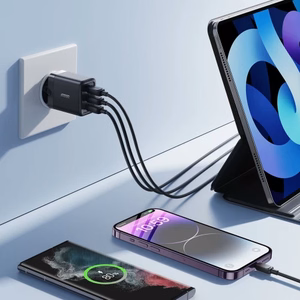 Lādētājs Joyroom JR-TCN02 melns 17W (3xUSB)