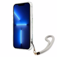 Guess GUHCP13MHFLSN iPhone 13 6.1" zaļš/zaļš cietais apvalks Ziedu Siksniņa