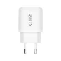 Tech-Protect NCA30 PD 30W QC3.0 USB-A / USB-C sienas lādētājs - balts