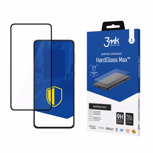 Усиленное закалённое стекло 3mk HardGlass Max чёрный для Samsung Galaxy S21+ 5G