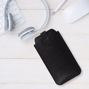 Wonder SPECIAL apvalks (Izmērs XL) Iphone 15/15 Pro/Iphone 16/16 Pro/Samsung S24/S24 Plus/S25/S25 Plus/A53/A55 5G melns