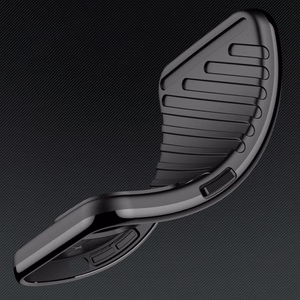 Thunder viedtālruņa apvalks Samsung Galaxy S25 Ultra silikona bruņots apvalks - melns